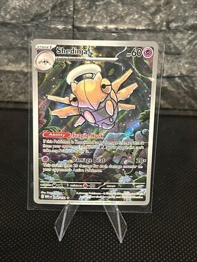 Pokemon Shedinja 144/132 Illustration Rare Holo from‎ Mega Evolutions Set M/NM